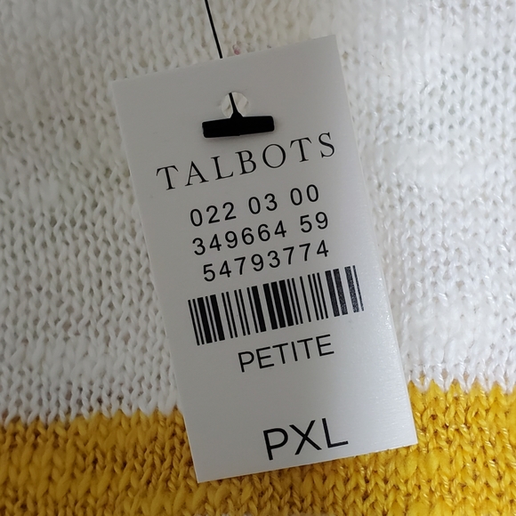Talbots Women's Slub Boatneck Pullover Sweater. Size: XL Petite - Picture 8 of 10